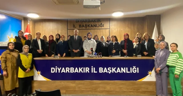 AK Parti Diyarbakır Kadın Kollarından kadına yönelik şiddetle mücadele günü açıklaması Diyarbakır Haberleri