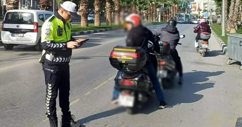 Motosikletlilere ceza yağdı