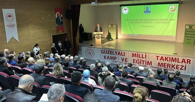 Çanakkale de yanan alanların yeniden rehabilitasyonu için çalıştay Çanakkale Haberleri