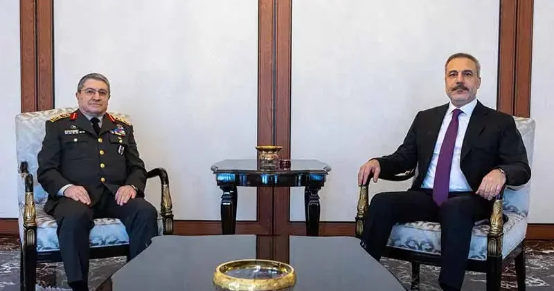 Bakan Fidan, Genelkurmay Başkanı Orgeneral Bayraktaroğlu nu kabul etti