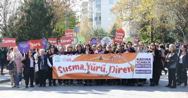 Nilüfer de kadınlardan şiddete karşı ortak ses: Susma, yürü, diren Bursa Haberleri