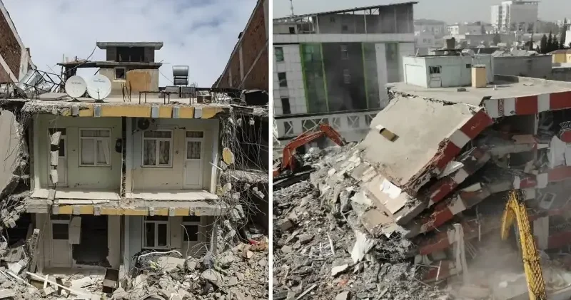 Kahramanmaraş’ta ağır hasarlı binaların yıkımında sona gelindi Kahramanmaraş Haberleri