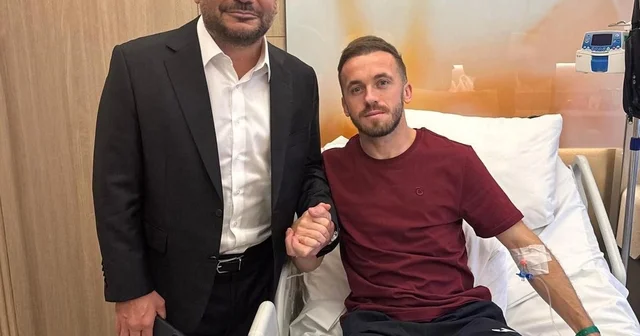 Başkan Ertuğrul Doğan dan Edin Visca ya geçmiş olsun ziyareti Trabzon Haberleri