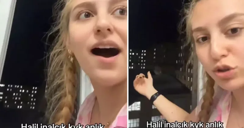 Kız öğrenci, karşılarındaki erkek yurdunda yapılanlara isyan etti