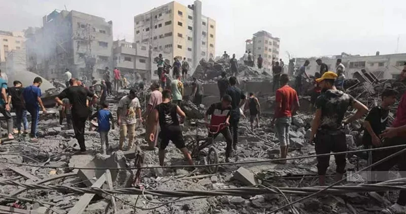 İsrail ordusunun Gazze de bıraktığı mühimmat patladı