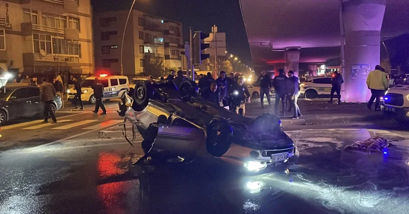 Dur ihtarına uymayıp kaçtı, kaza yapıp yaralandı Sözcü Gazetesi