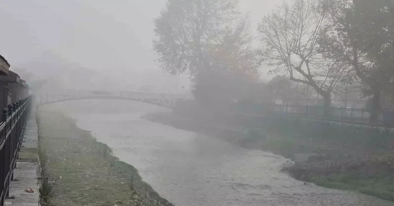 Düzce’de sis etkili oluyor