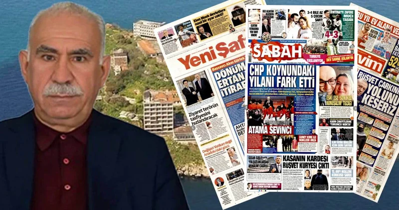 İktidar medyası İmralı Adası na gidildiğini de manşetlerine taşımadı