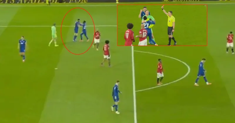 Takım arkadaşına tokat attı! Kırmızı kart görünce çılgına döndü Sözcü Gazetesi