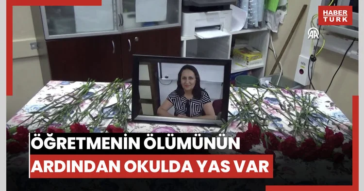 Öğretmenler Gününde motosikletin çarpması sonucu ölen öğretmenin okulunda yas hakim