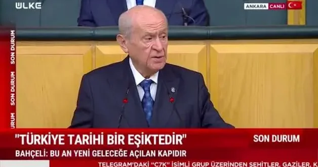 MHP Genel Başkanı Bahçeli meydan okudu: Sonumuz varsın darağacı olsun