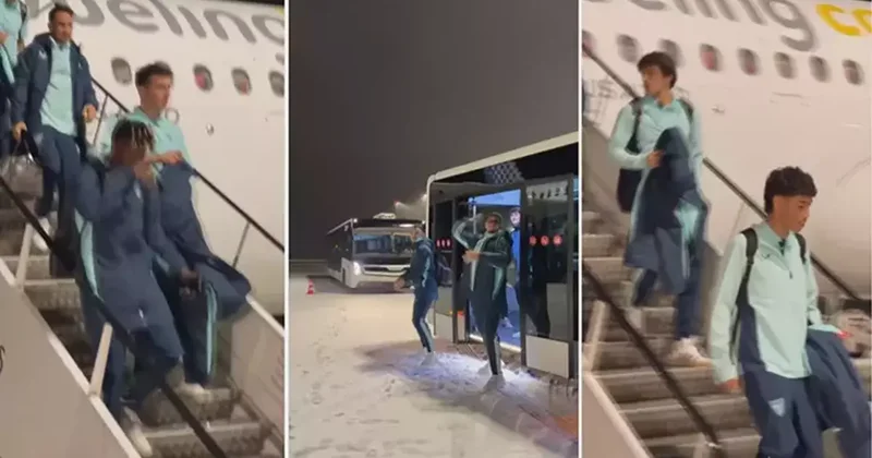 Athletic Club oyuncuları kar topu savaşıyla karşılandı! Fanatik Spor Haberleri Video