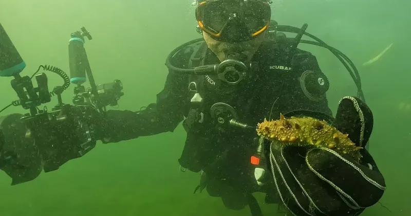 Belediye başkanı dalgıç kıyafeti giydi, dibe indi: Gördüğü manzara şaşırttı