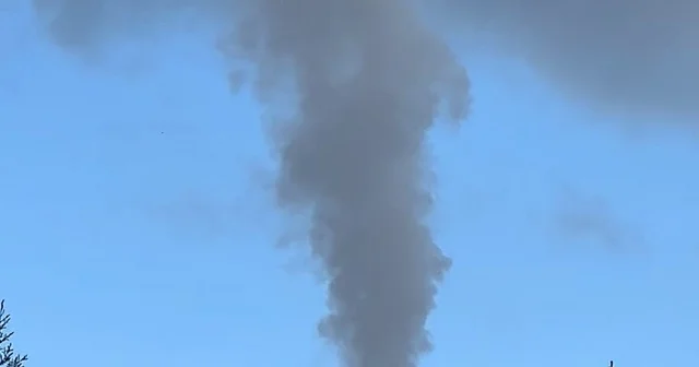 Cargill Bursa dan çıkan dumanlar gökyüzünü griye boyadı Bursa Haberleri