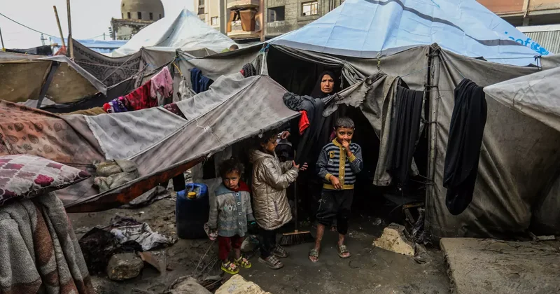 Gazze sular altında kaldı! Şiddetli yağışlar yaşam şartlarını daha da zorlaştırıyor