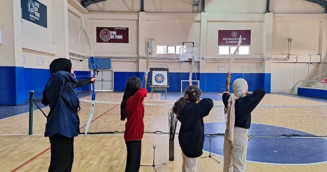 Korkut ta okçuluk kurslarına yoğun ilgi Muş Haberleri