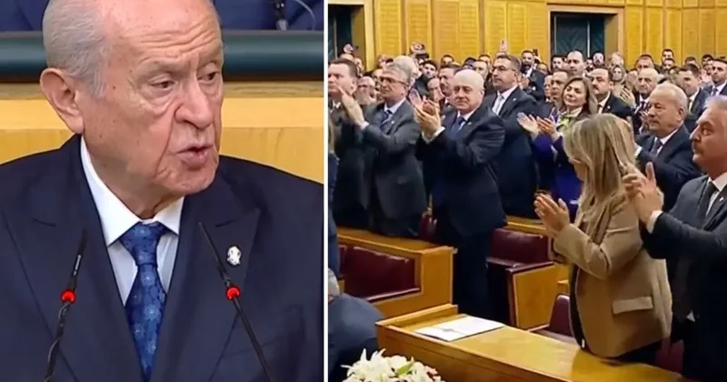 Devlet Bahçeli Darağacı dedi, parti grubu ayağa kalktı