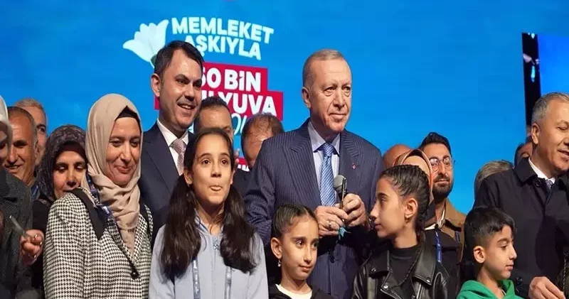 Bakan Kurum dan 455 bininci konut teslimine ilişkin tanıtım filmi paylaşımı