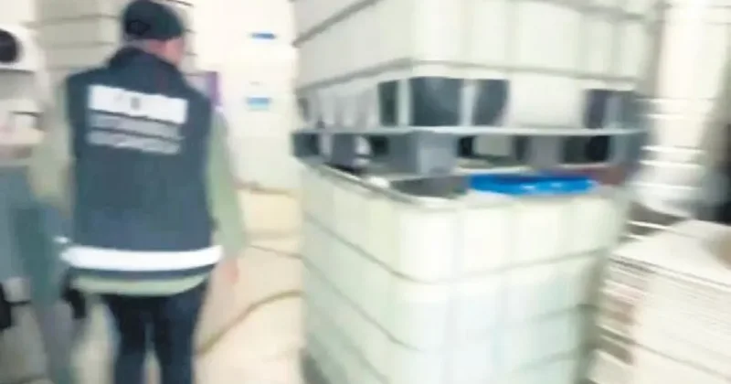 Sahte içki depolarına baskın