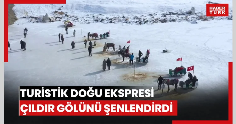 Turistik Doğu Ekspresi Çıldır Gölünü şenlendirdi