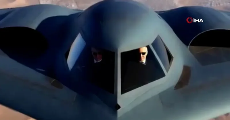 İsrail den İran a gönderme: Trump ve Netanyahu bombardıman uçağında!