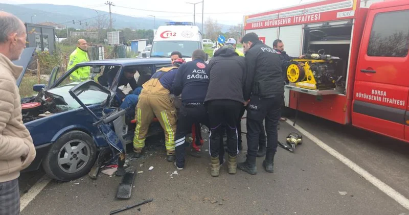 Orhaneli yolunda ters yönde giden araç faciadan döndü Son dakika haberleri