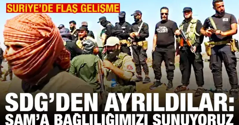 Suriye de flaş gelişme! SDG den ayrıldılar: Şam a bağlılığımızı sunuyoruz