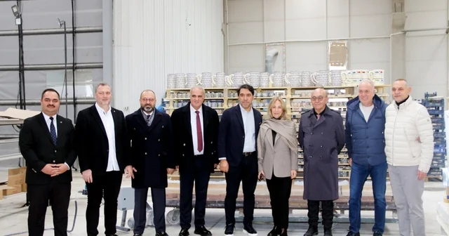 KUTSO Yönetim Kurulu ndan Kütahya OSB yatırımcısına ziyaret Kütahya Haberleri