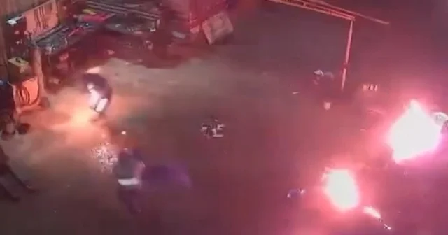 Isınmak için yaktığı ateş sönmesin diye tiner dökünce yaralandı Şanlıurfa Haberleri