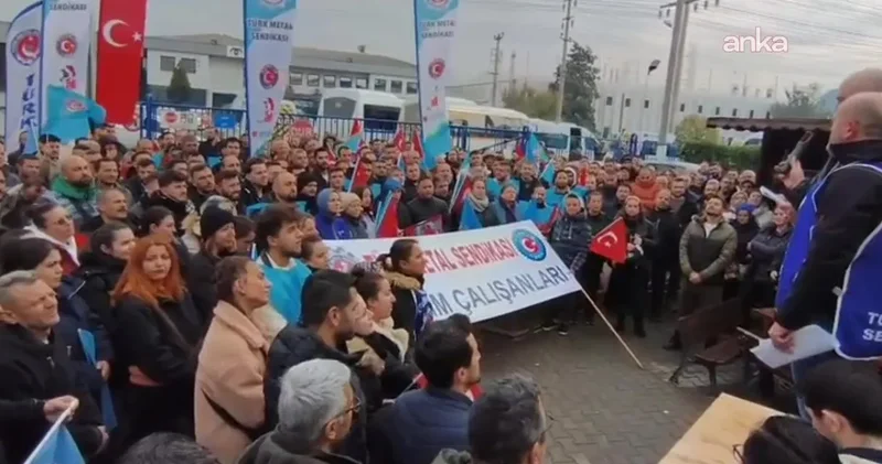 Ototirm Panel Fabrikası nda TİS eylemi: Sonuna kadar direneceğiz