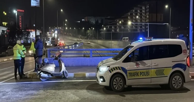Karabük’te motosiklet devrildi: Astsubay ağır yaralandı