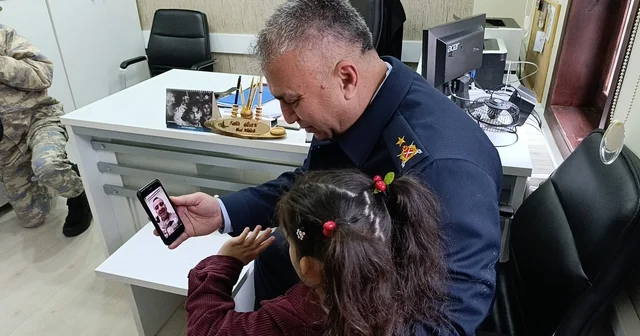 Asker babasını özleyen Asel e, Tuğgeneral Serin den sürpriz Amasya Haberleri