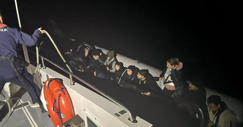 Çanakkale de 34 düzensiz göçmen yakalandı