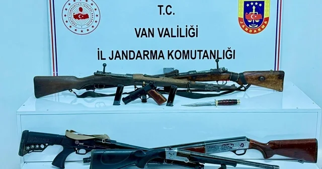 Van da silah ele geçirildi: 1 gözaltı Van Haberleri