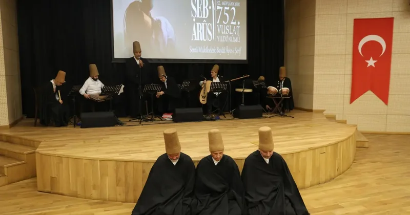 İZÜ de Şebiarus münasebetiyle Mevlevi ayini yapıldı