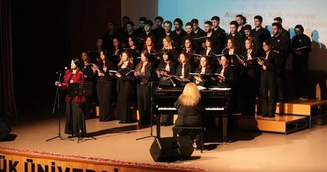 KBÜ de Türkiye ve Azerbaycan ezgileri aynı sahnede Karabük Haberleri
