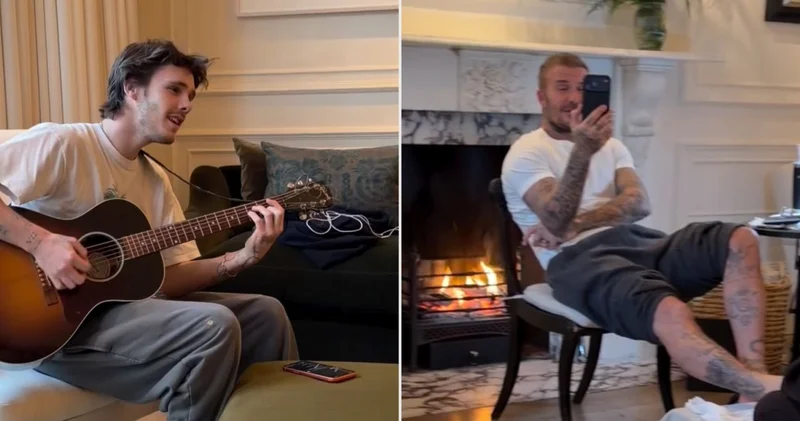 David Beckham ın evde pedikür bakımı magazin haberleri