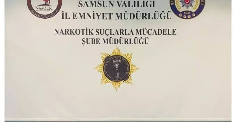 Samsun’da narkotik operasyonu: 5 gözaltı