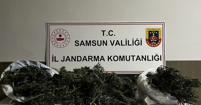 Cezaevinde bulunan şahsın evinde 3,5 kilo esrar ele geçti Samsun Haberleri