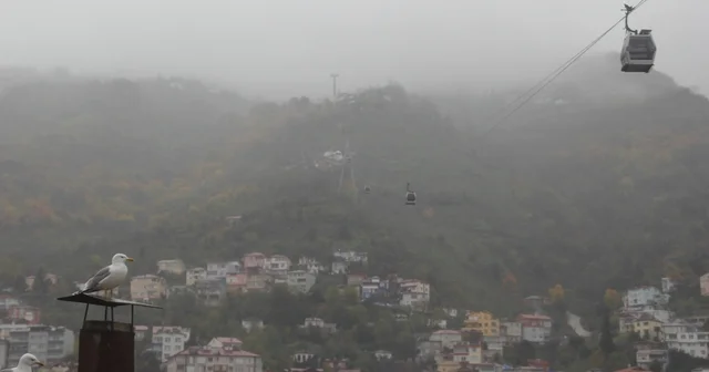 Ordu nun seyir terasında sis güzelliği Ordu Haberleri