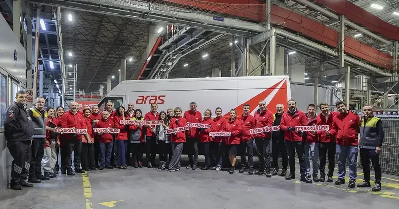 Aras Kargo’nun idari kadrosu kampanya döneminde sahadaki ekiplere destek verdi