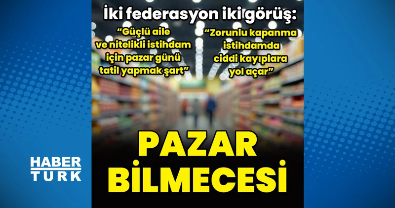 Marketlerin pazar günü tatil olmasına itiraz İş Yaşam Haberleri