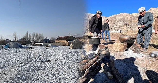 40 kilometrede iki mevsim: Bir ilçede kar yağıyor diğerinde bahar havası yaşanıyor! Herkesi buraya bekliyoruz