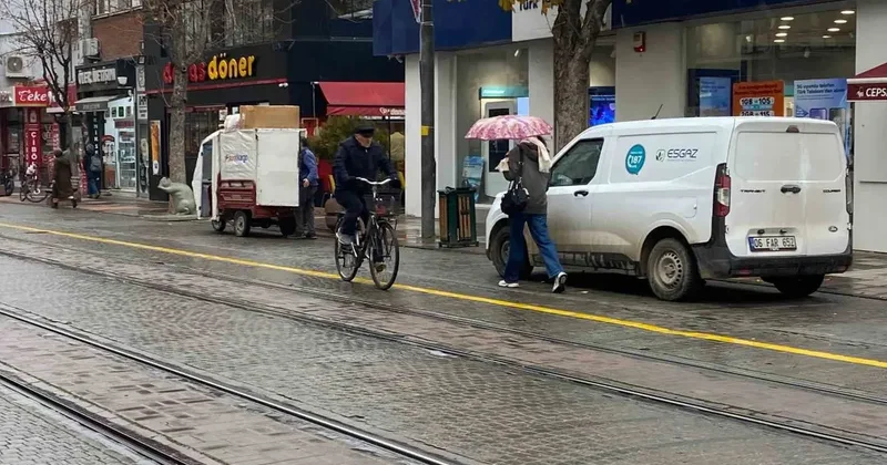 Eskişehir’de yağmur etkisini gösterdi