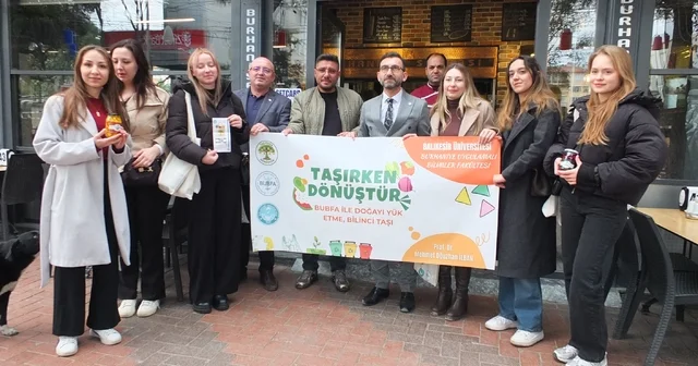 Balıkesir de üniversiteliler sıfır atık projesi başlattı Balıkesir Haberleri