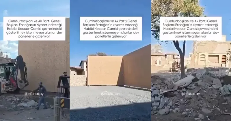 DMM den Hatay ziyareti öncesi Enkazların Gizlendiği iddialarına yalanlama