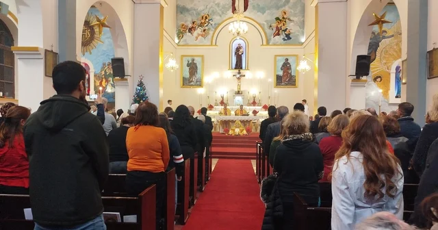 Mersin de Rum Ortodoks Kilisesi nde Noel ayini düzenlendi Mersin Haberleri