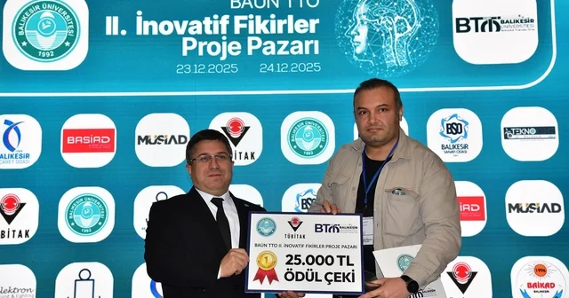 İnovatif Fikirler Proje Pazarı nda ödüller sahiplerini buldu BAÜN de Ar Ge ve İnovasyonun zirvesi tamamlandı Balıkesir Haberleri