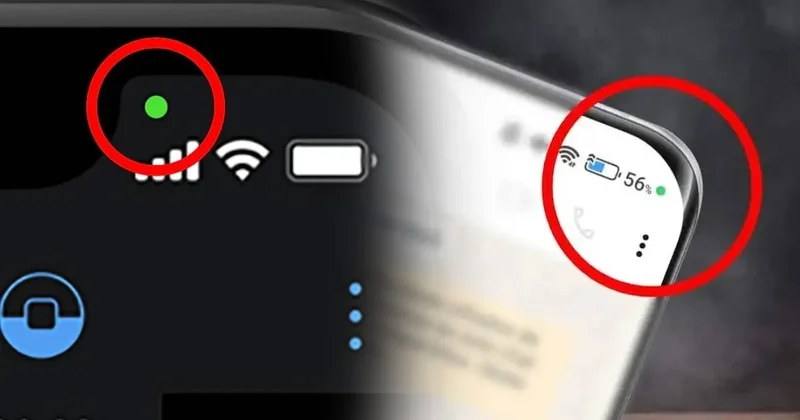 Telefonun ekranında çıkan yeşil nokta ne anlama geliyor? Gördüğünüzde hemen kapatın Sözcü Gazetesi