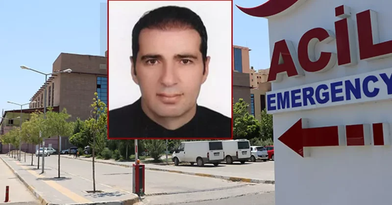 Hastane bahçesinde kahreden ölüm! Ali öğretmen hayatını kaybetti!